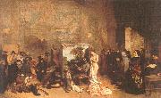 Courbet, Gustave The Painter s Studio oil on canvas
